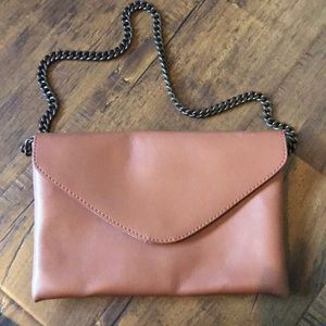 J Crew leather shoulder bag